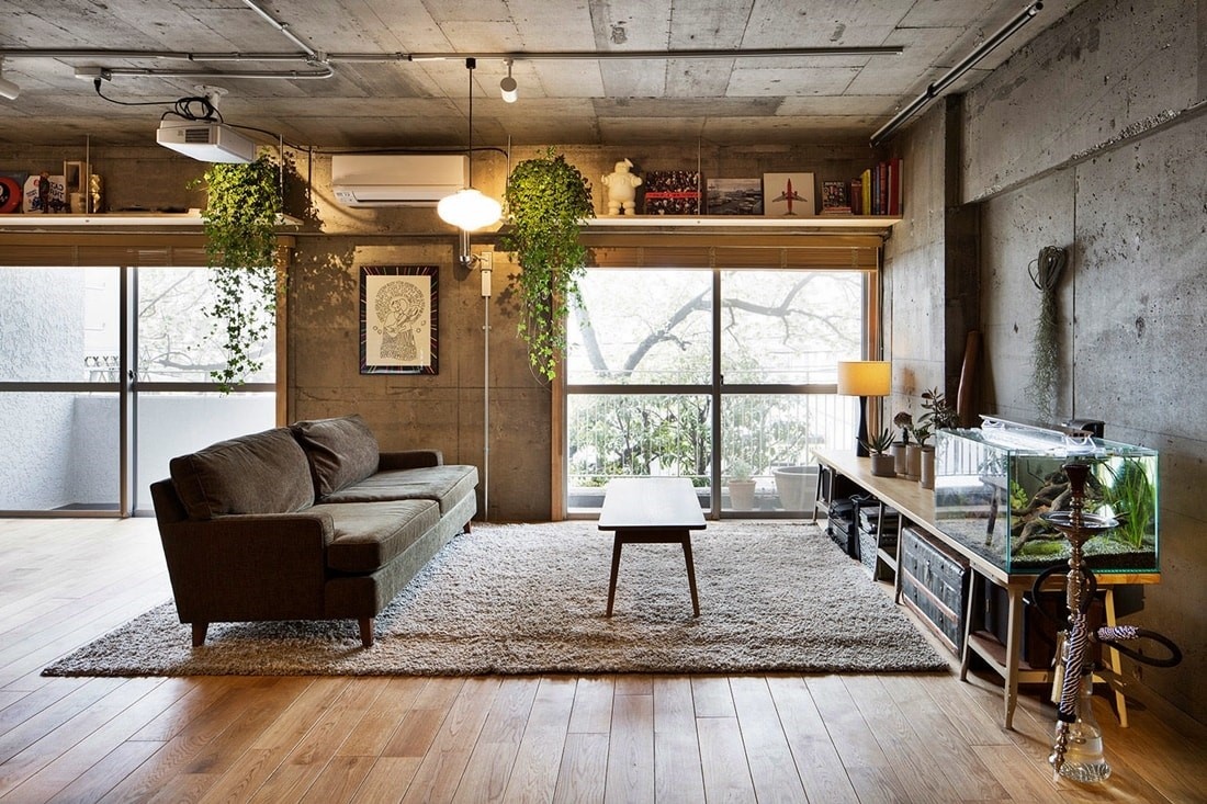 Дизайн интерьера в стиле гранж (фото: romatti.ru)