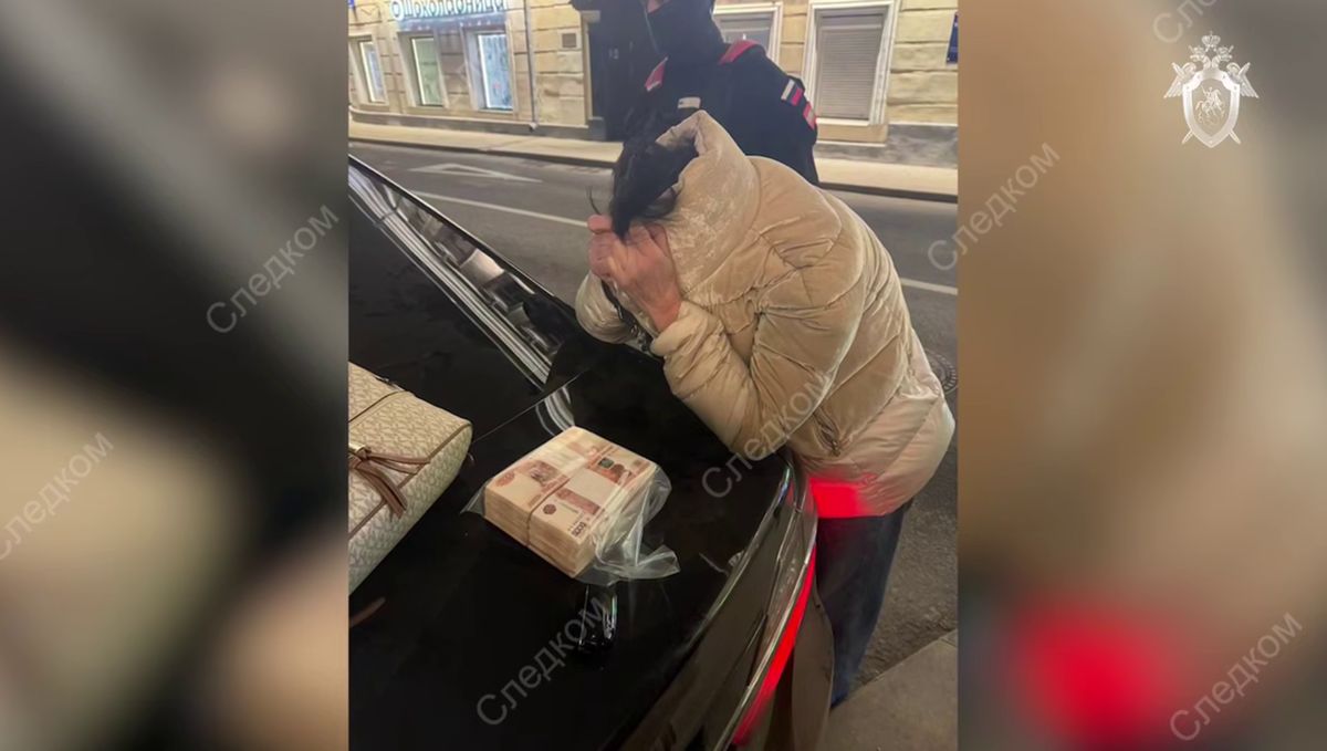 Фото: кадр с задержания. Источник: Следком Москвы.