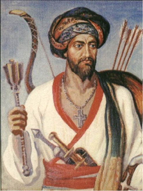 Первый донской атаман Сары-Азман. Художник А.П. Ковалев.