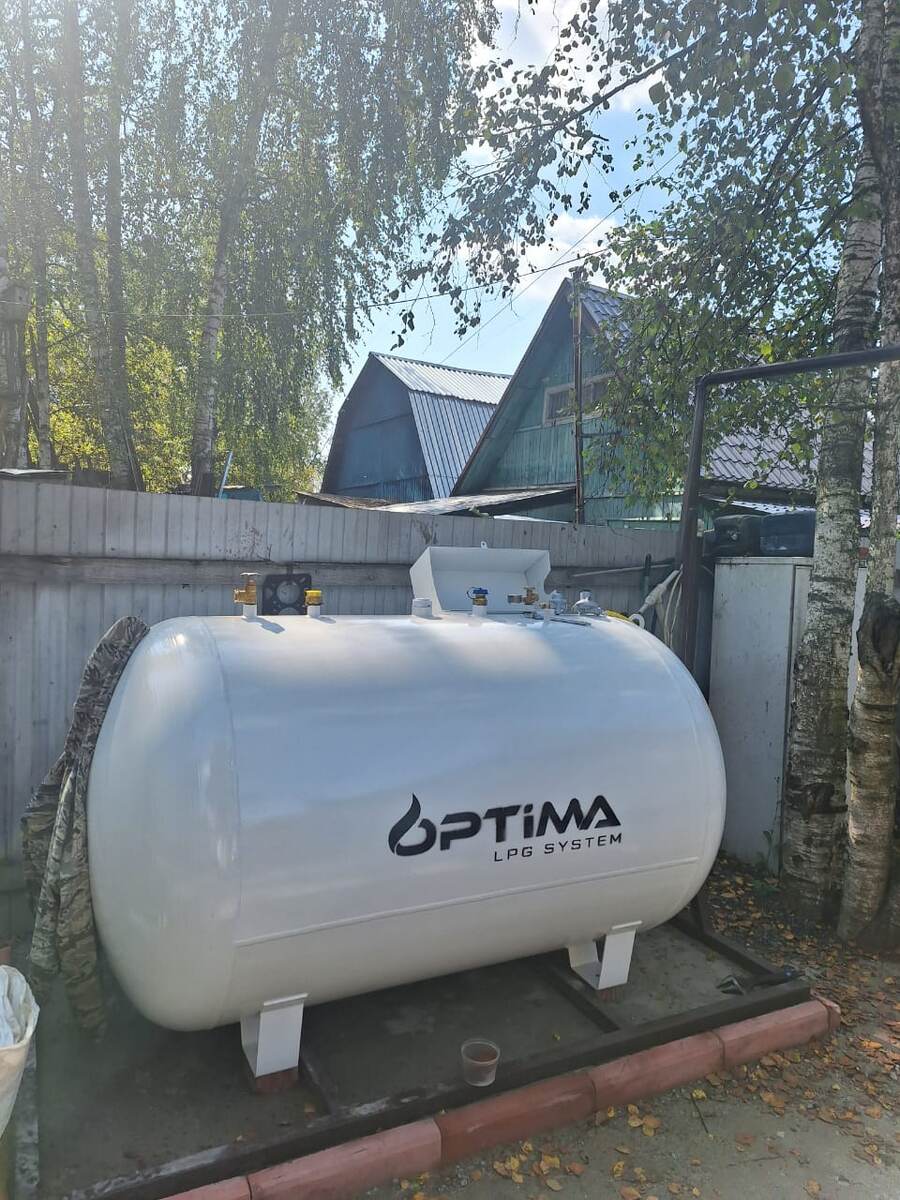 Наземный газгольдер Optima 2200л