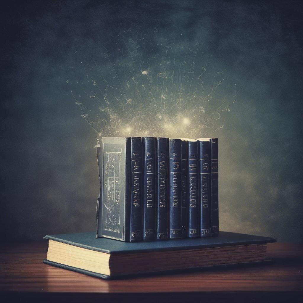 Книги. Иллюстрация сгенерирована нейросетью