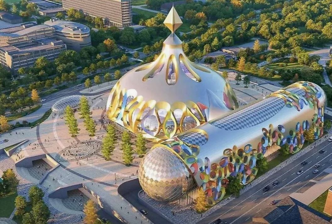 Проект нового здания московского цирка на проспекте Вернадского.