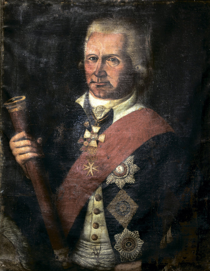 Портрет адмирала Федора Федоровича Ушакова из монастыря Пресвятой Богородицы Высокой. остров Корфу. Греция.