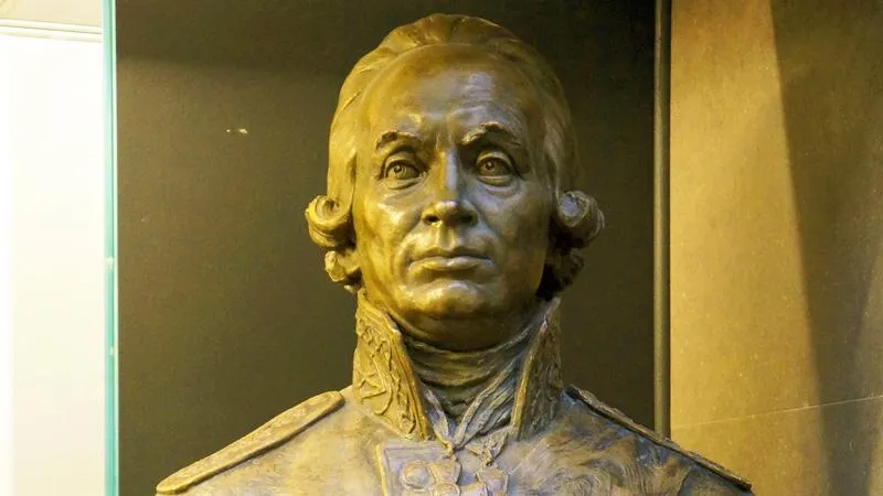 Адмирал Федор Федорович Ушаков. (Скульптор-антрополог Михаил Михаилович Герасимов.)