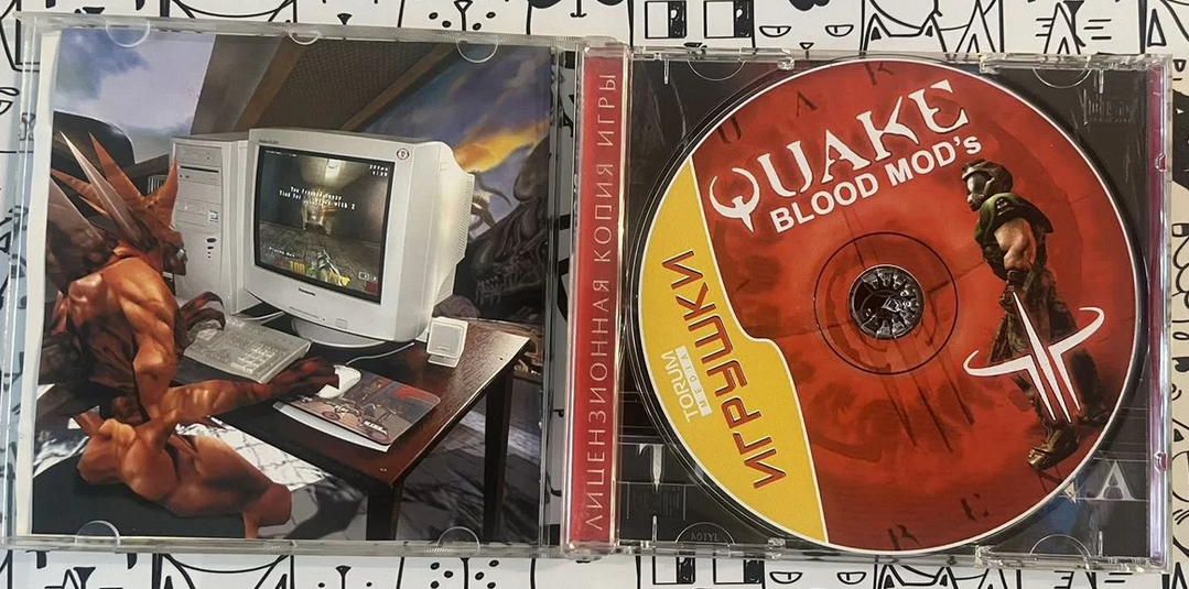 Игра Quake III: Arena - Blood Mod's от Torum Media, разворот пиратского джевела