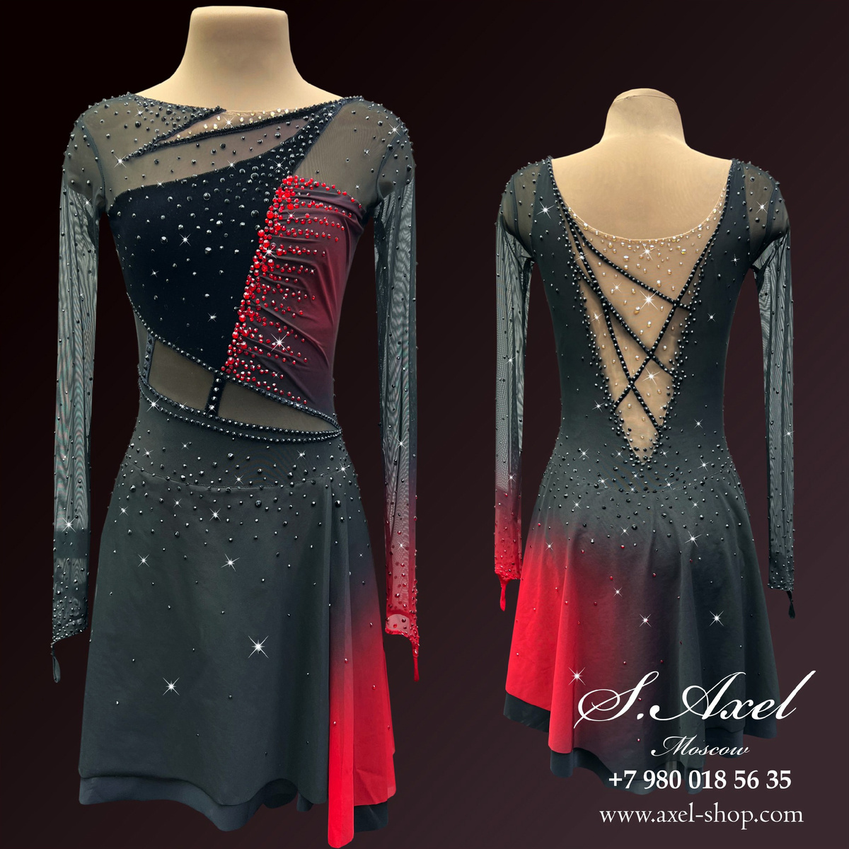 Платье для фигурного катания для выступлений Believe