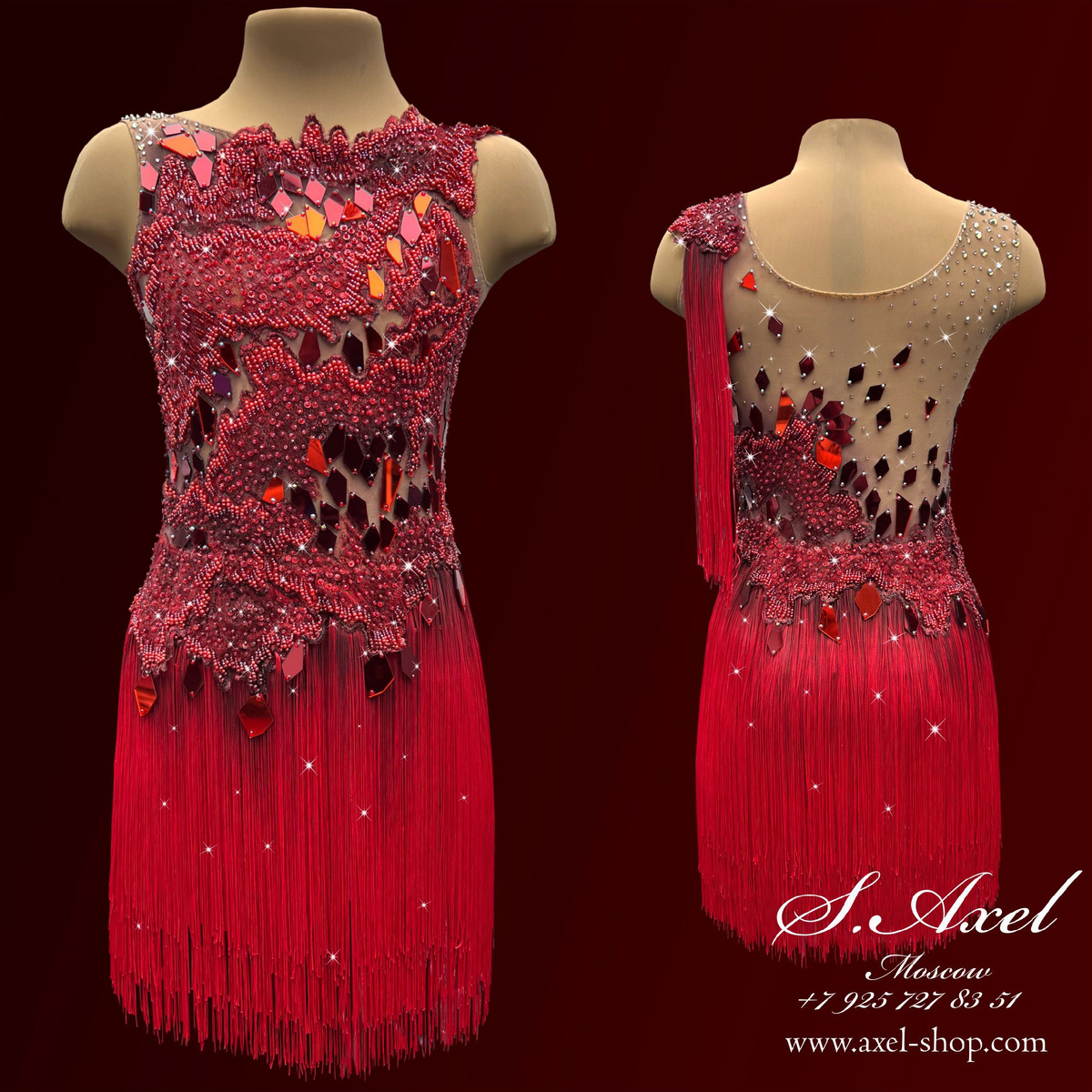 Платье для фигурного катания для выступлений Tango Amore New