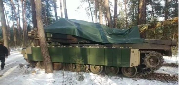 Украинский M1A1 SA с M19 Abrams Reactive Armor Tile