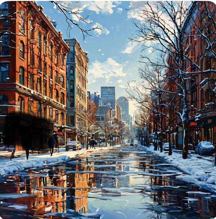 Что то город не похож на сибирский, ну Шедеврум у нас наверное и не был в гостях...