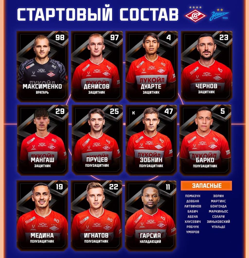 Фото из телеграм-канала "Спартака"