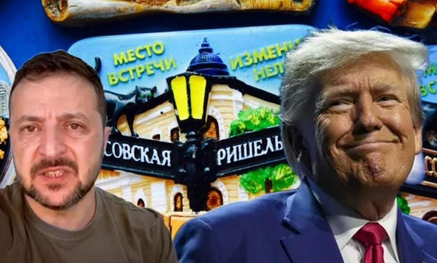 Зеленский* в ужасе от планов Трампа остановить войну Коллаж: «Блокнот»