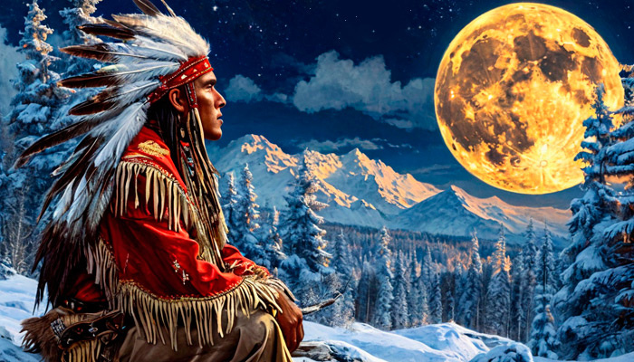 Снежной вторую полную луну в году назвал североамериканские индейцы. Фото: shedevrum.ai