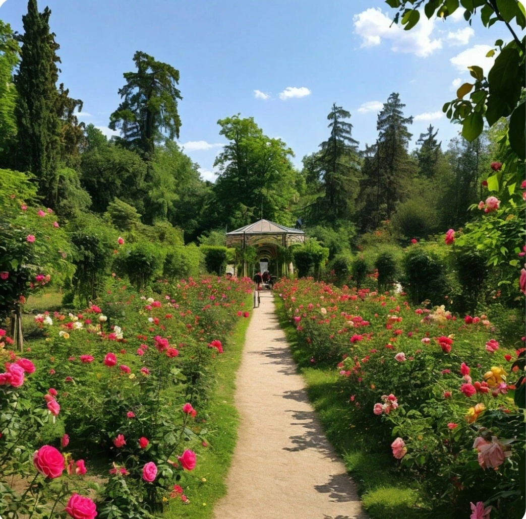 Долина роз, в Кисловодске. 