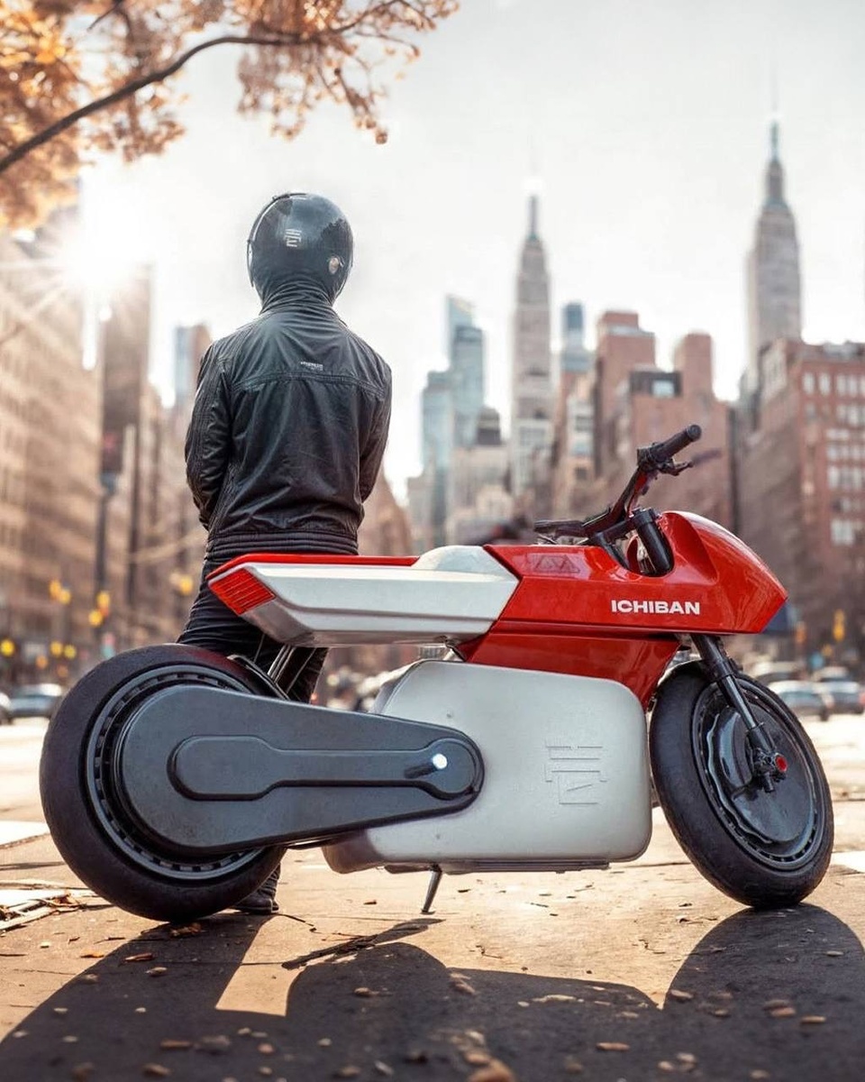 Ichiban Motorcycle представил электрический мотоцикл, вдохновлённый мангой «Акира» 