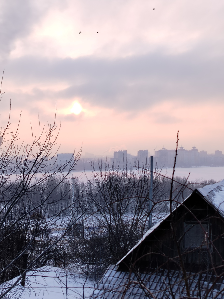 Восход солнца..