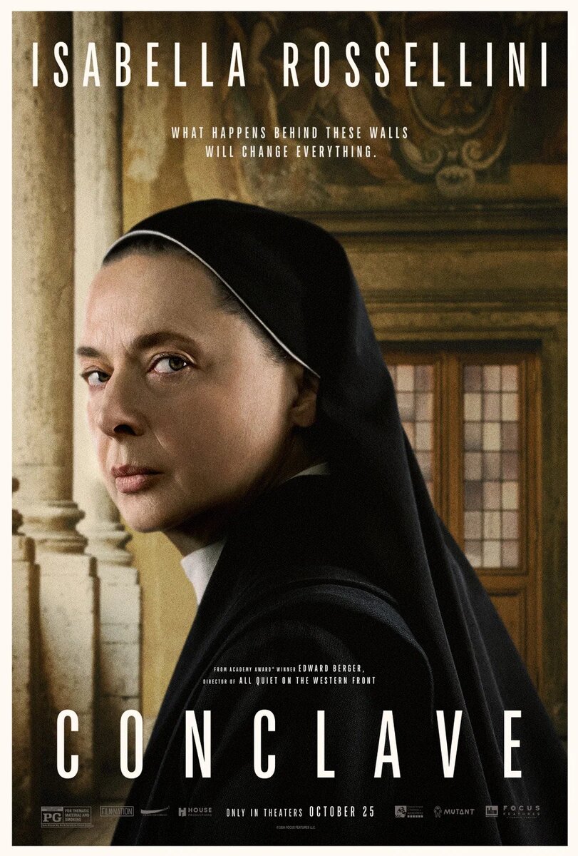 Постер к фильму "Конклав" (реж. Эдвард Бергер, 2024)