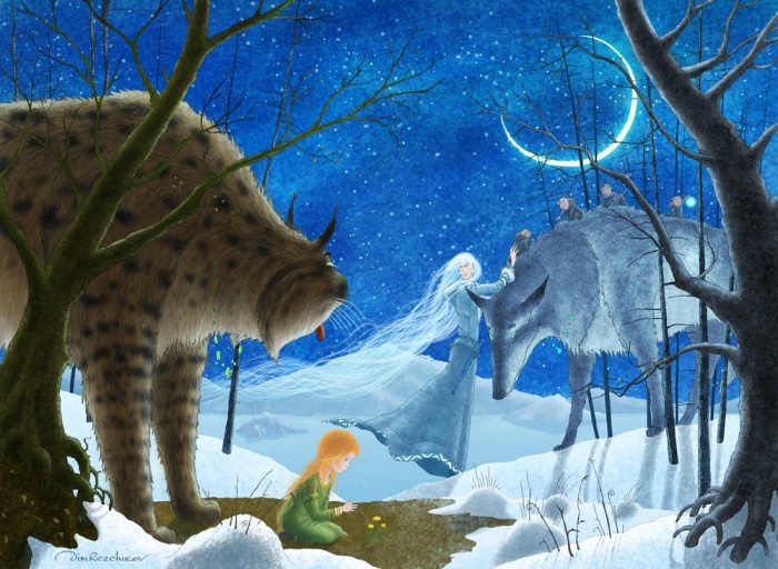 "Весна пришла."  Художник Дмитрий Резчиков