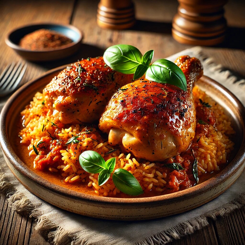 🍗 Сочная курица с рисом – быстрый и вкусный ужин!