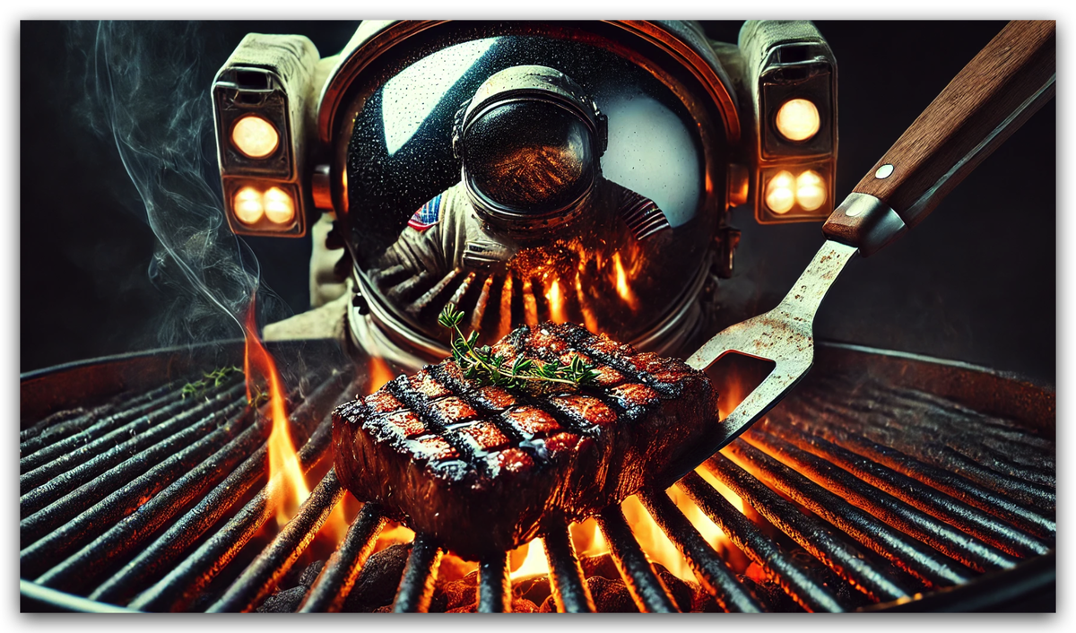 Космос пахнет жаренным мясом