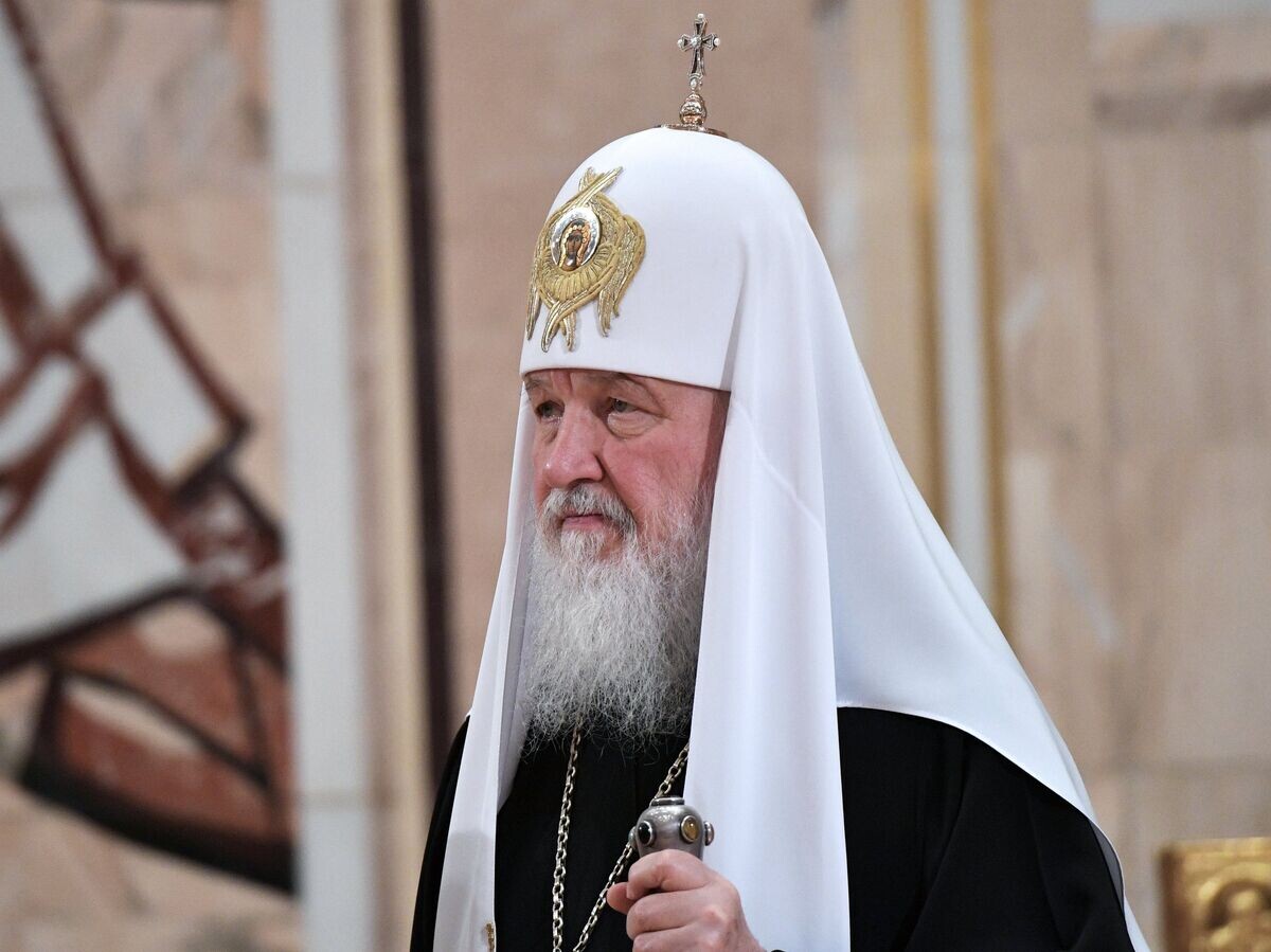    Патриарх Московский и всея Руси Кирилл на заседании Архиерейского собора Русской православной церкви. 1 декабря 2017© РИА Новости / Алексей Никольский