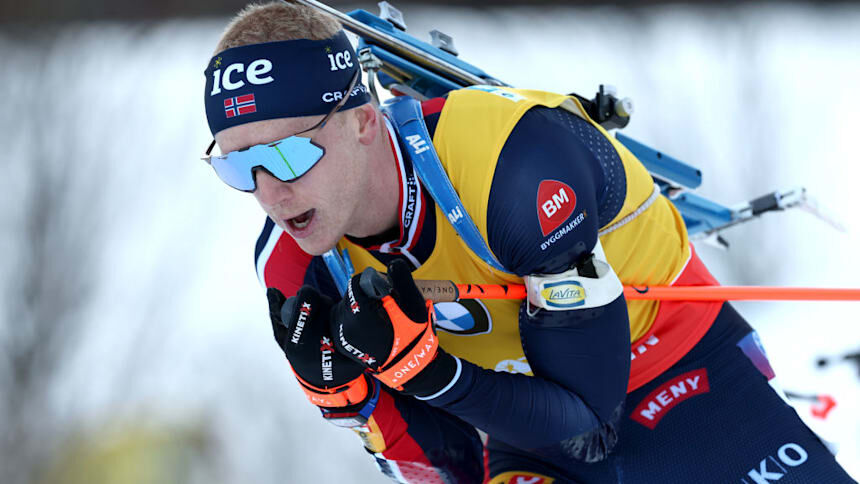 У Йоханнеса Бе 20 золотых наград чемпионата мира. Пополнит ли он эту коллекцию в Ленцерхайде?

(2025 Getty Images)