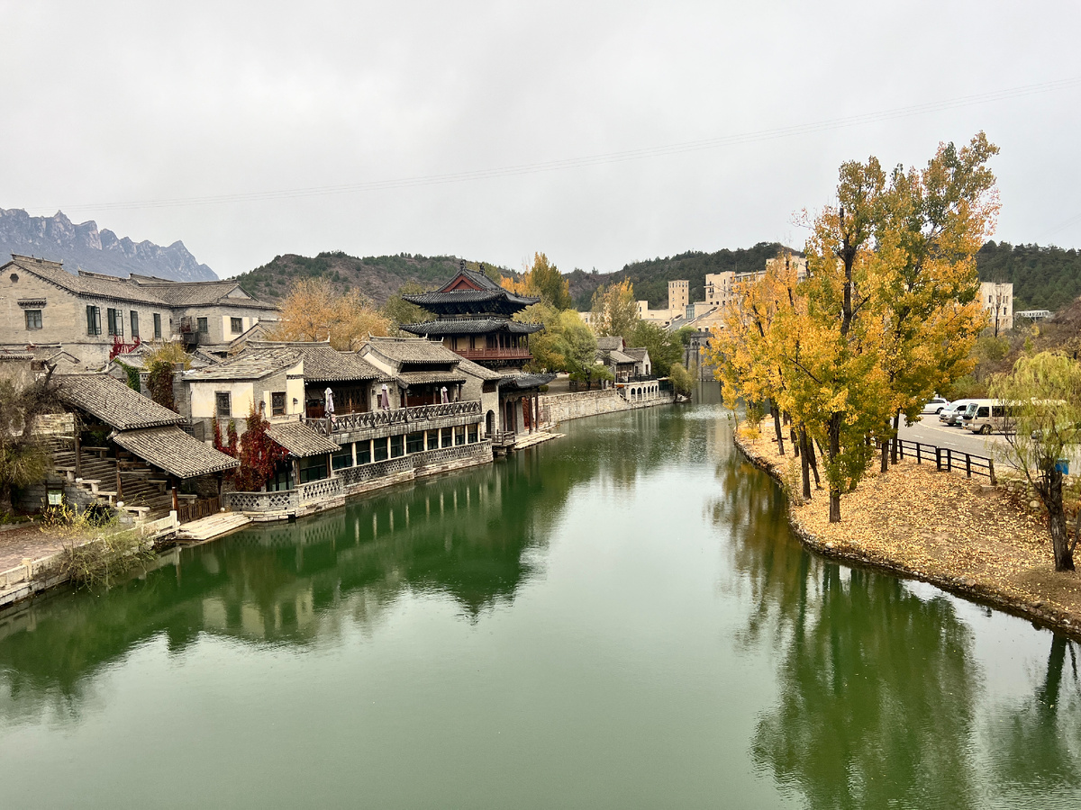 Утренний город Губэй в Китае