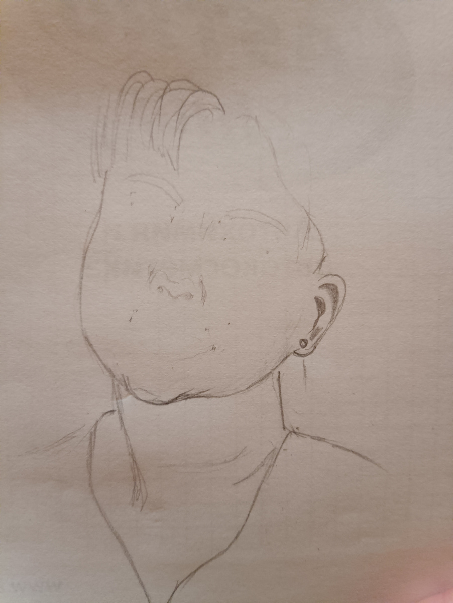 Фото автора. Уши, глаза, брови