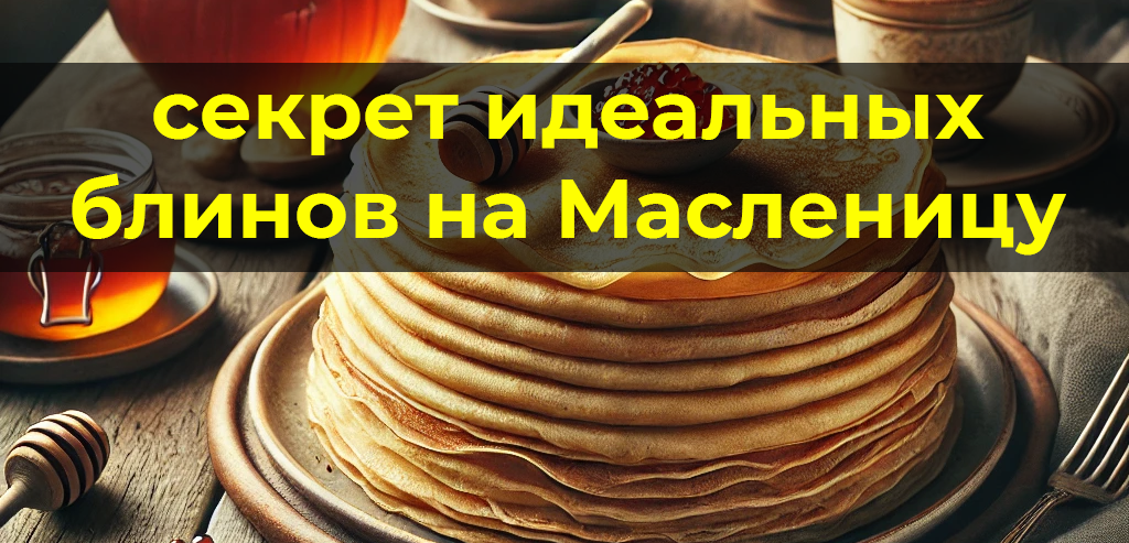 главный секрет идеальных блинов на Масленицу