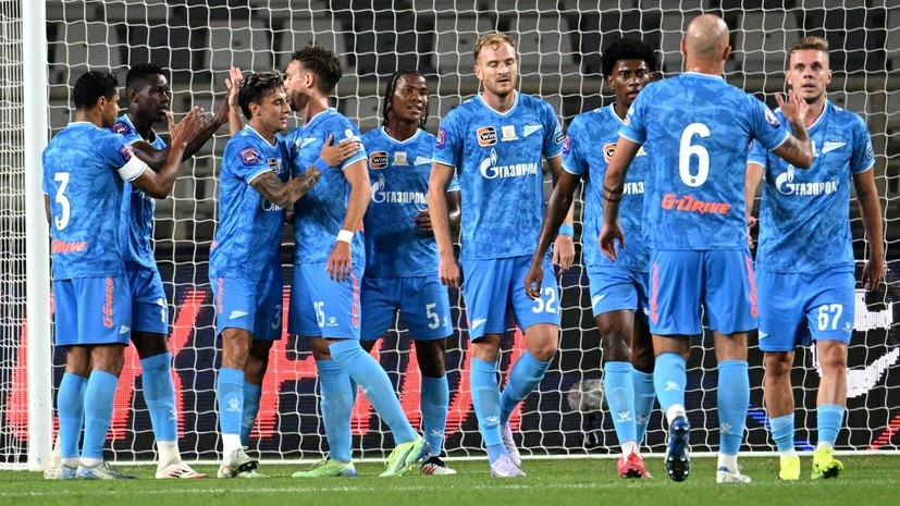     Футболисты «Зенита» в финале Зимнего Кубка РПЛ РИА Новости Рамиль Ситдиков