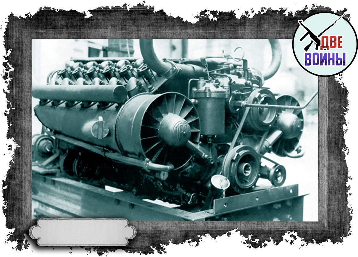 Дизельный двигатель Tatra Typ 103. Фото в открытом доступе.