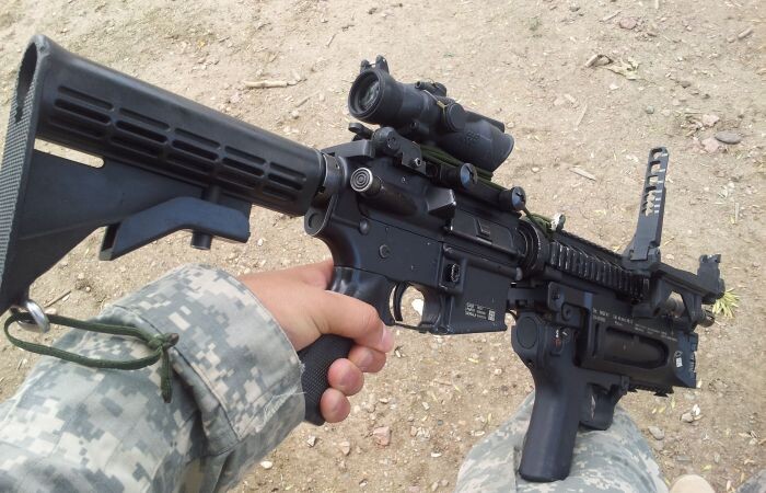 М4 Carbine с подствольным гранатомётом./ Фото: pinterest.com