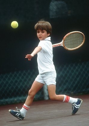    Семилетний Андре Агасси. Фото: John Russell / Getty Images