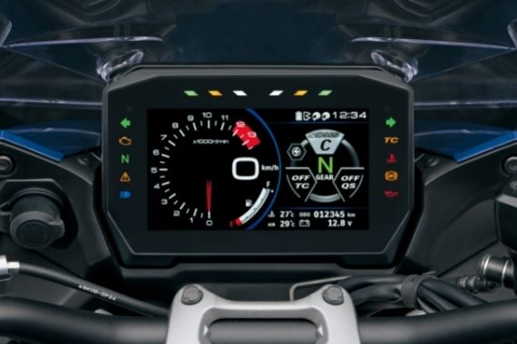 Приборная панель нового Suzuki GSX-S1000 GT+ фото Suzuki