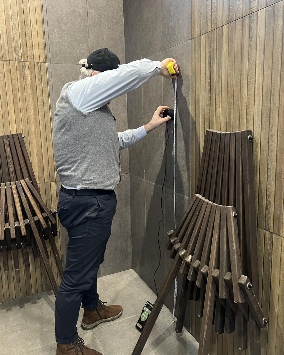 Определение высоты поднимающейся влажности в стенах