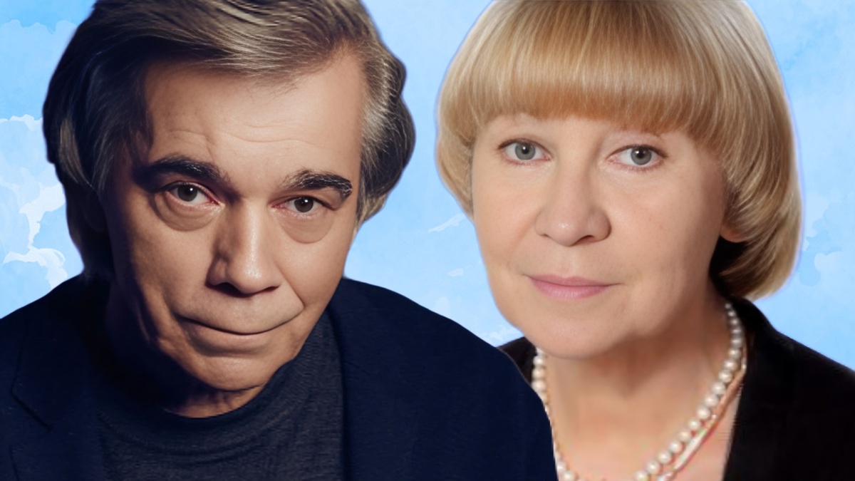 Актер Александр Коршунов и его жена Ольга Коршунова. Коллаж. Автор: Елена Д.