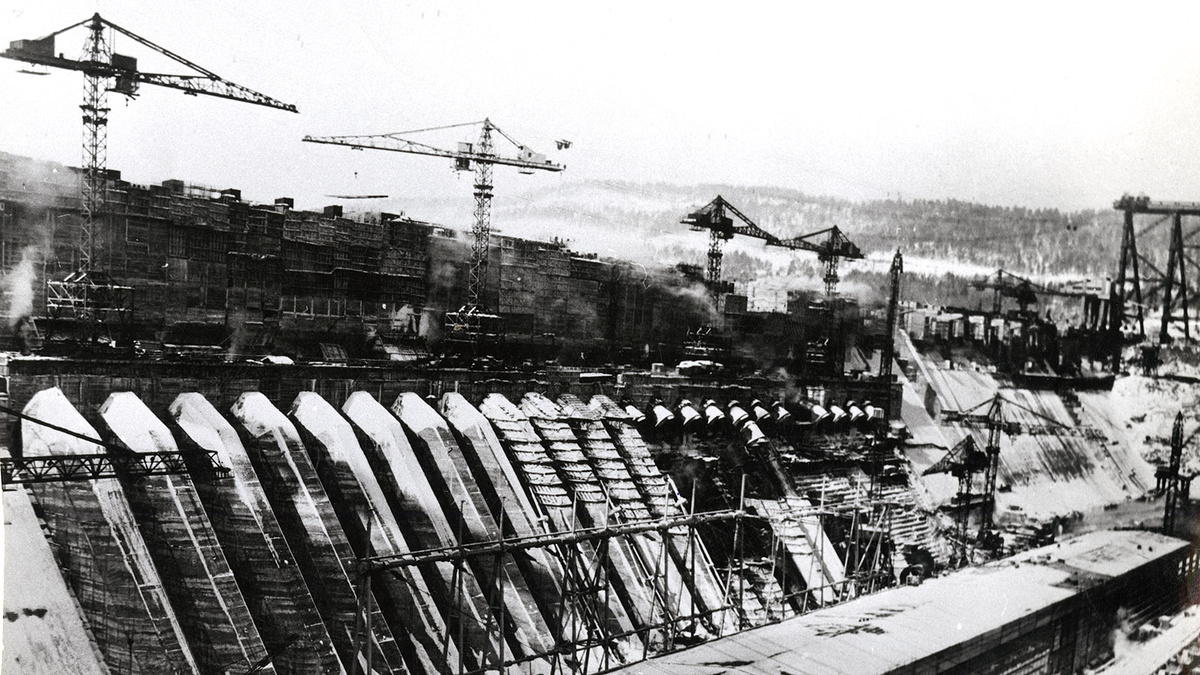 ДНЕПРОГЭС 1927