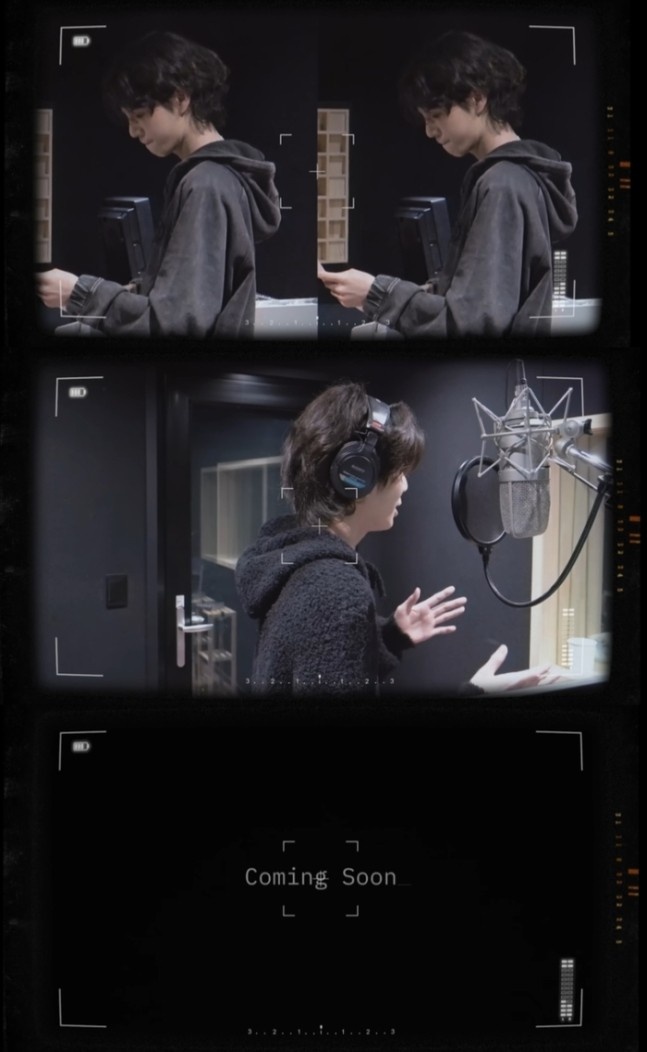    Кадры процесса записи нового альбома Чон Дон ВонаКадр из видео