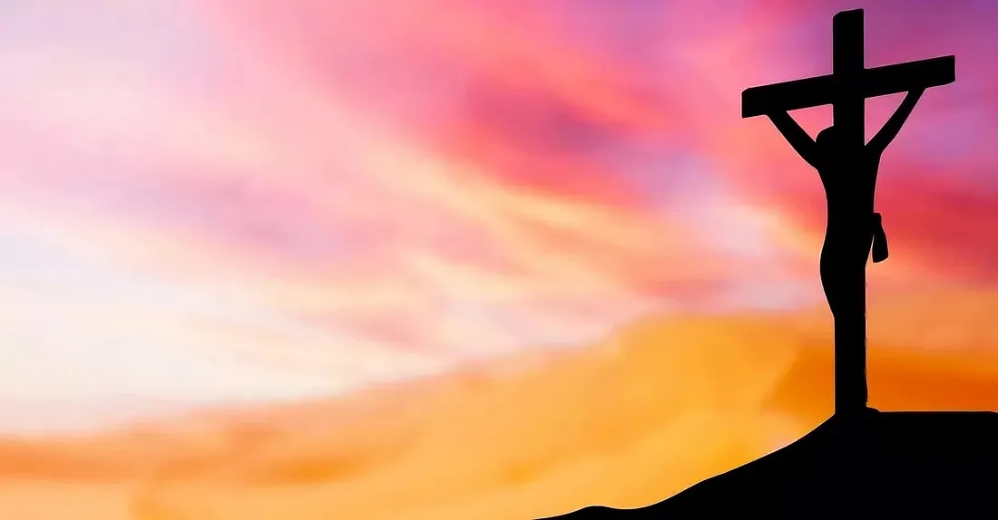 Цифровая иллюстрация Иисуса на кресте