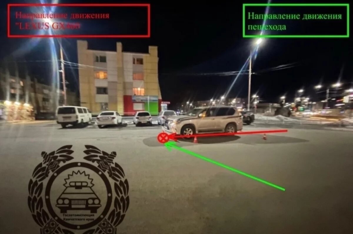    В Петропавловске-Камчатском «Лексус» сбил пешехода в жилой зоне