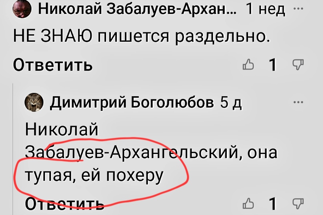 Сриншот автора