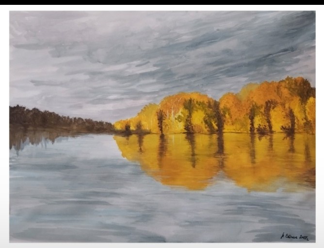 Картина художницы Марины Сатиной 