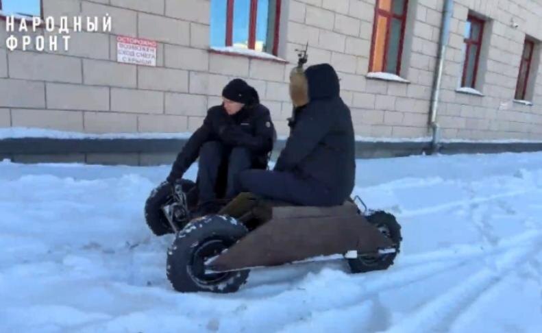    Скриншот видео Народного фронта в Новосибирске