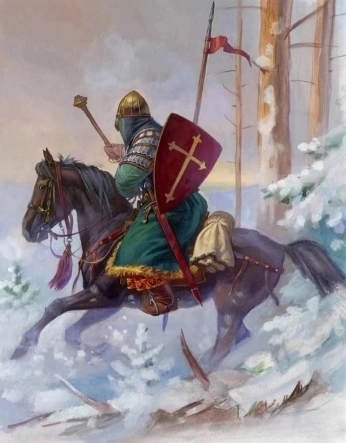 Русский дружинник XIII века