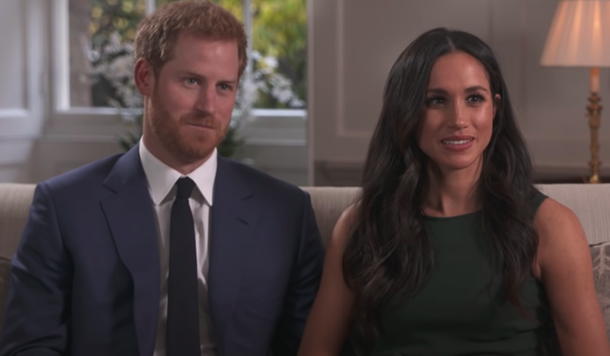    Меган Маркл и принц Гарри. Кадр: YouTube