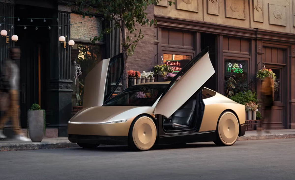 Будущее автономное такси Tesla Cybercab. Илон Маск говорит, что роботакси запустят в июне-месяце. Поглядим.