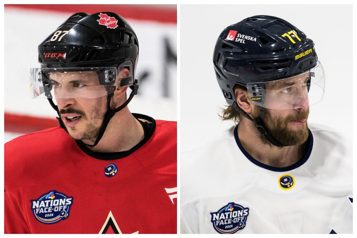    Сидни Кросби и Виктор Хедман / фото: Joel Marklund, globallookpress.com