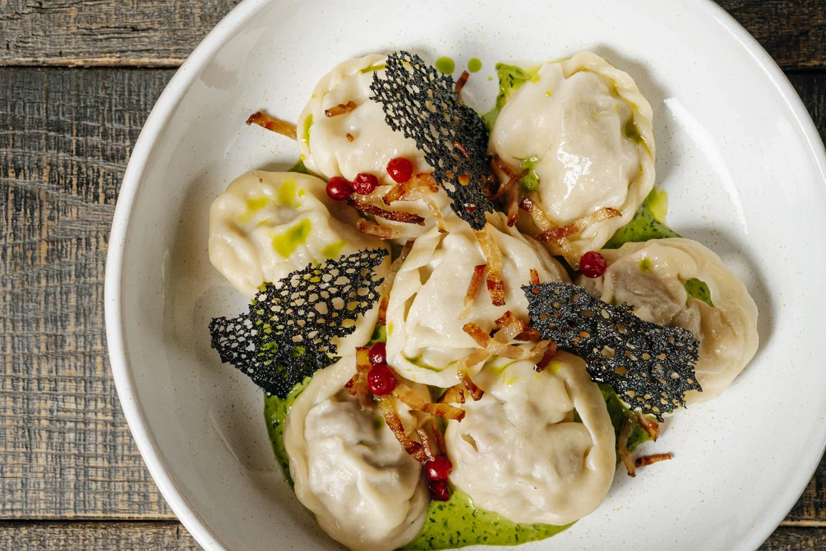 Фото: Охотничьи пельмени в ресторане «Матрёшка»