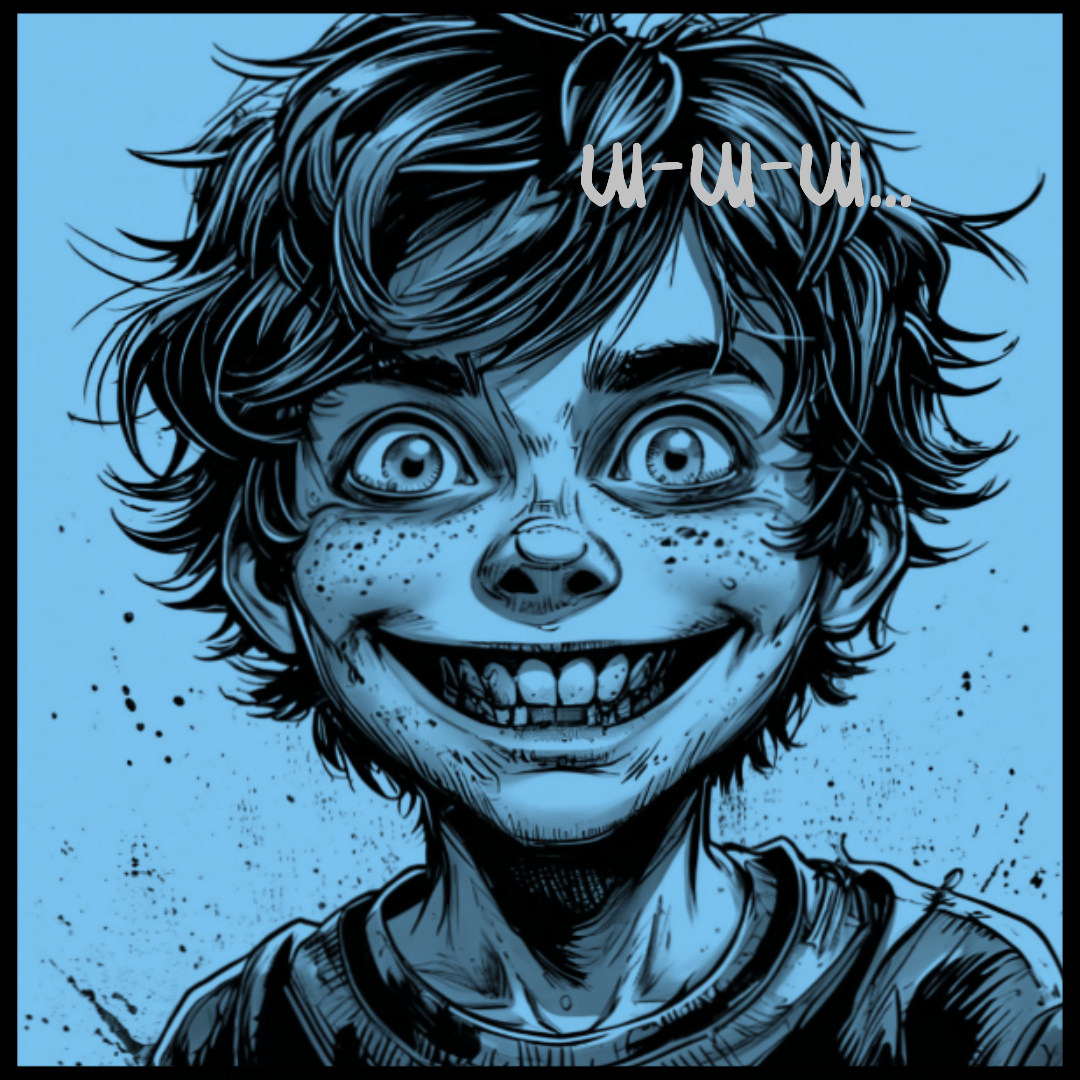 ... но это была не человеческая улыбка, она была жуткой и какой-то неправильной.