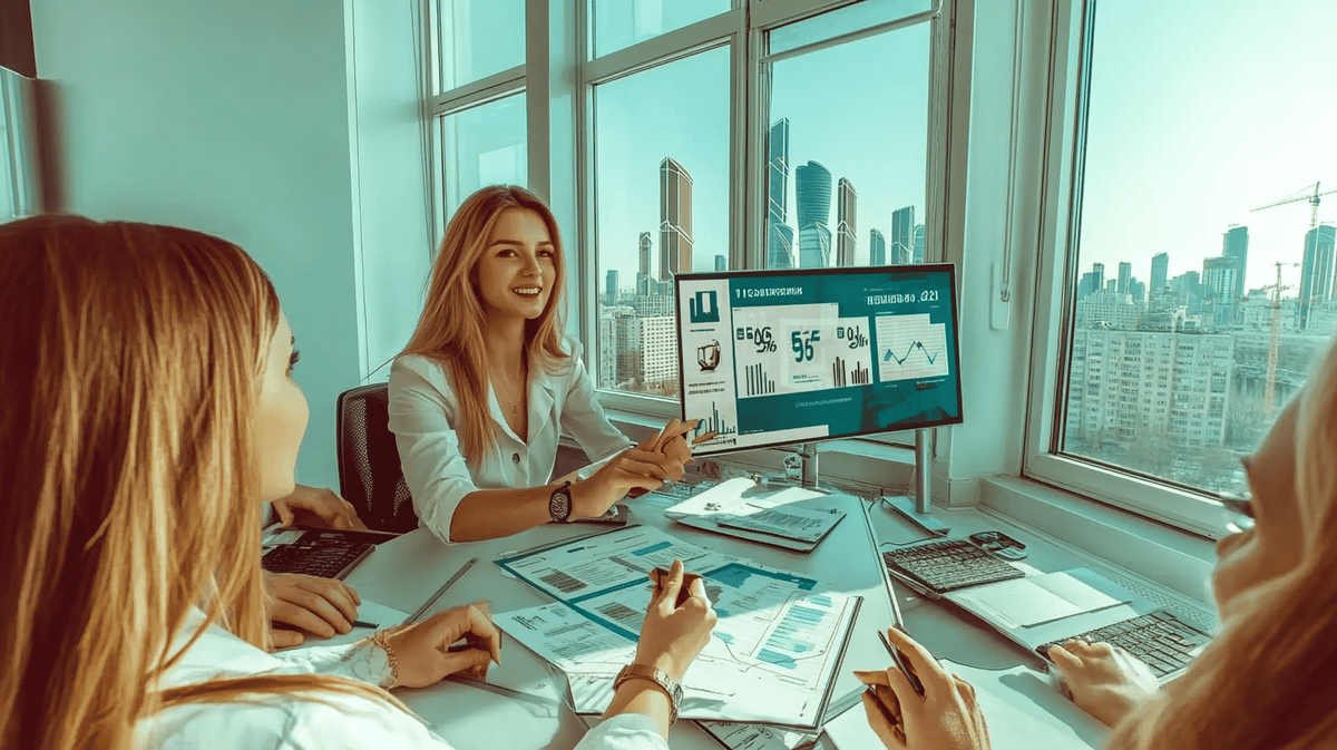 Молодая женщина – агент по недвижимости