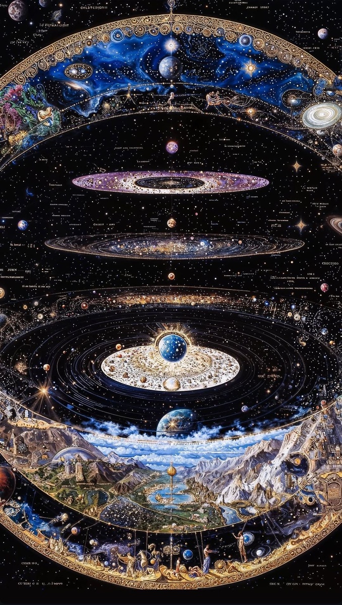 Картинка из интернета - многомерный мир 